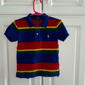Polo Ralph Lauren Boy's Polo Striped Shirt SHORT SLEEVE SIZE 3